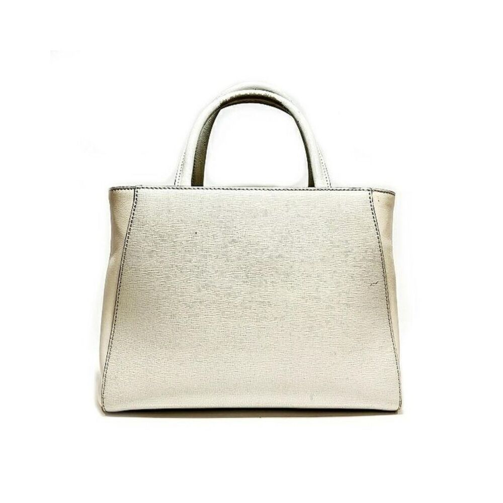 Pre Loved Fendi 2Jours Medium Tote White - Picture 2 of 8